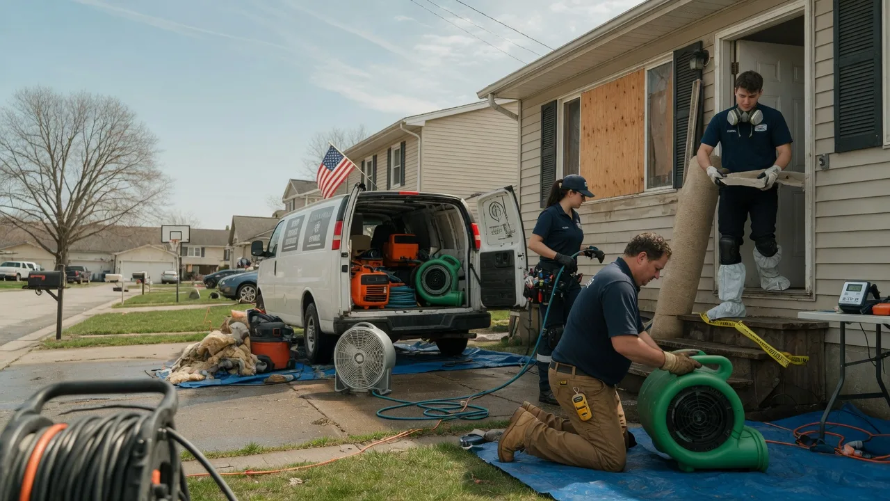Water Damage Restoration in Laceys Spring, AL near me